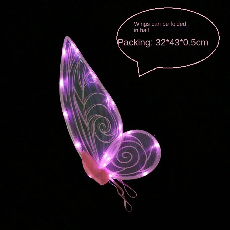 Aile De Fee Adulte Ailes De Fée Adulte - Brillant Argenté - Organza - Pour Fête, Halloween, Mariage - 60x50 Cm Ailes Scintillantes Organza