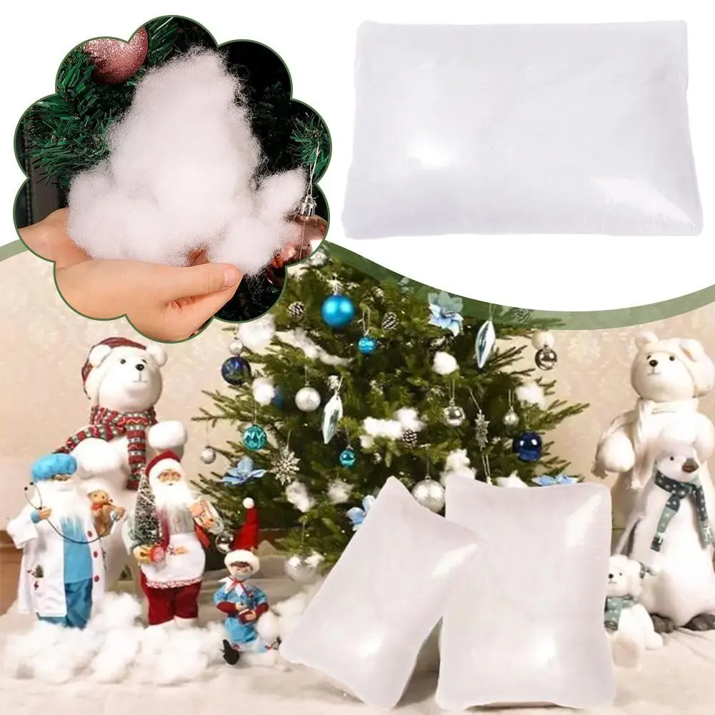 

Christmas Fake Snow Artificial Snow Blanket Cotton Fluffy Lightweight Indoor Snow Christmas Tree Village Display Winter Decor