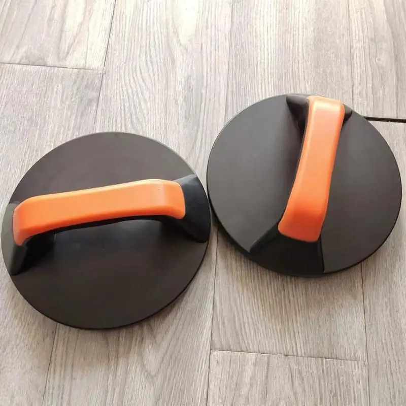 Strength Training Pushup Stands 2X Exercise Roller Wheels Rotating Handles Strength Training Equipment Push Up Helper Gym