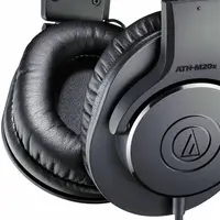 100% New Audio Technica ATH-M20X Wired Professional Monitor Headphones Over-ear Deep Bass 3.5mm Jack Earphone Game Music Headset 5