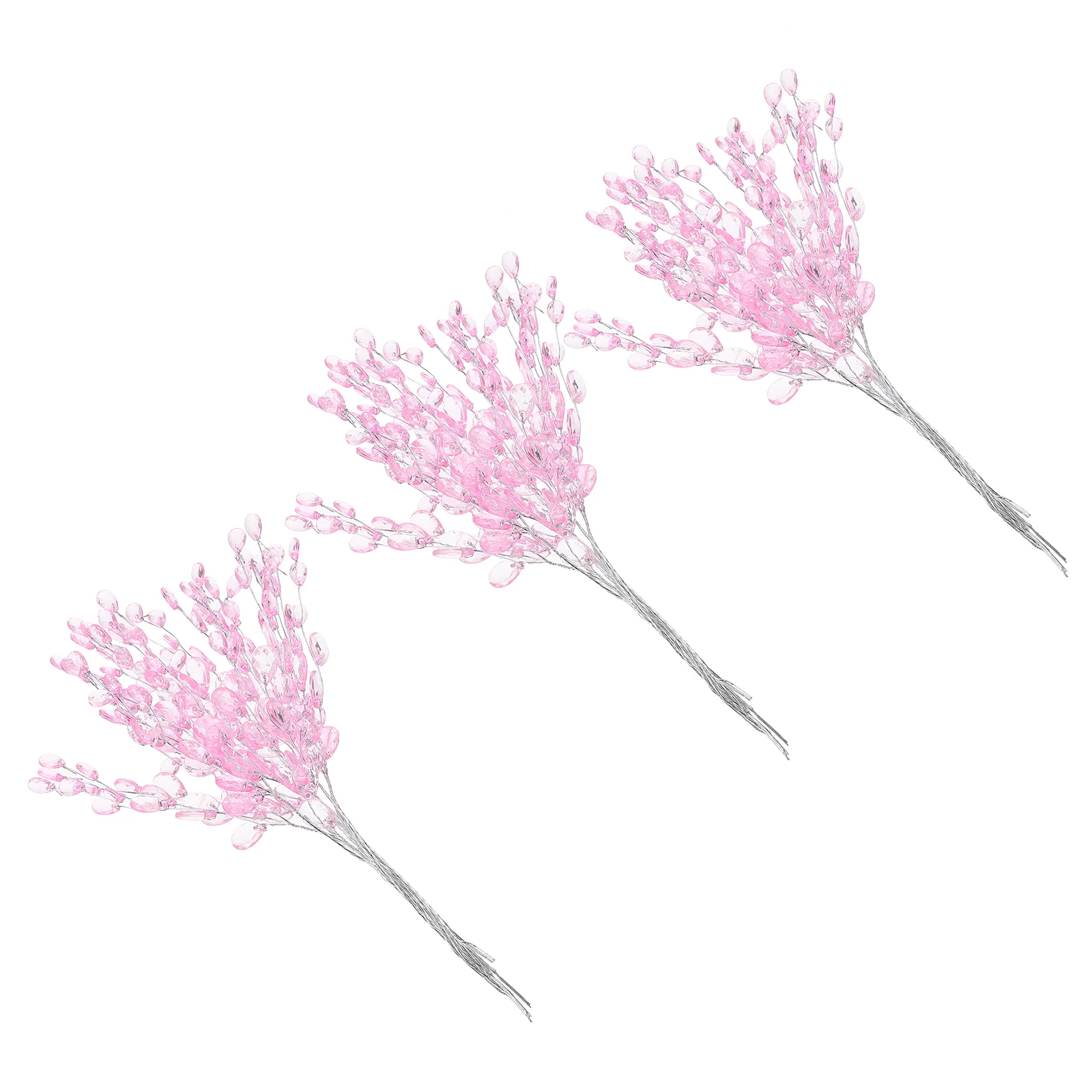

Diy Material Acrylic Flower Wedding Jewelry Supply Wreath Headdress Crown Stem Branch