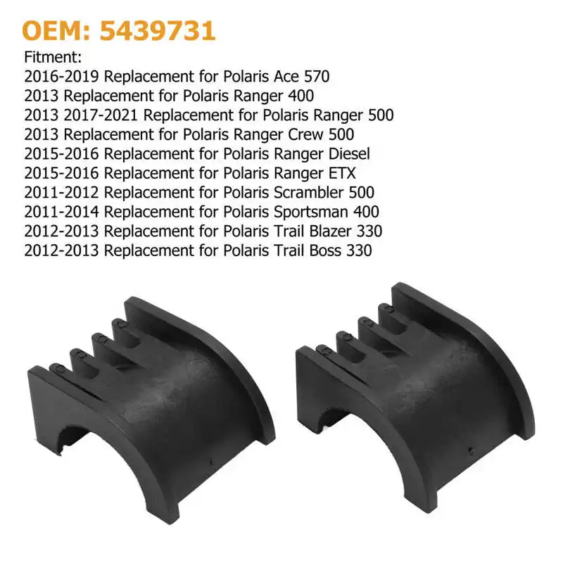 Stabilizer Bar Bushings Upper Steering Bushing Kit 5439731 Replacement for Ranger 400 500 570 800 2Pcs/Set