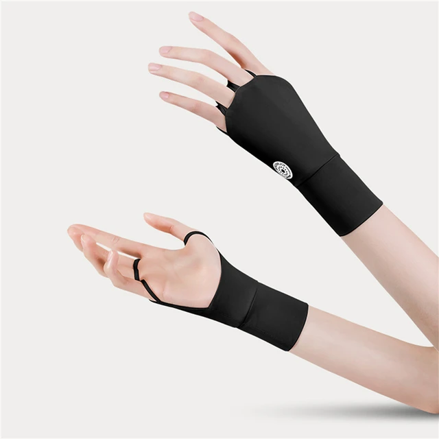 Luvas de Proteção Solar de Golfe com Material Ice Silk