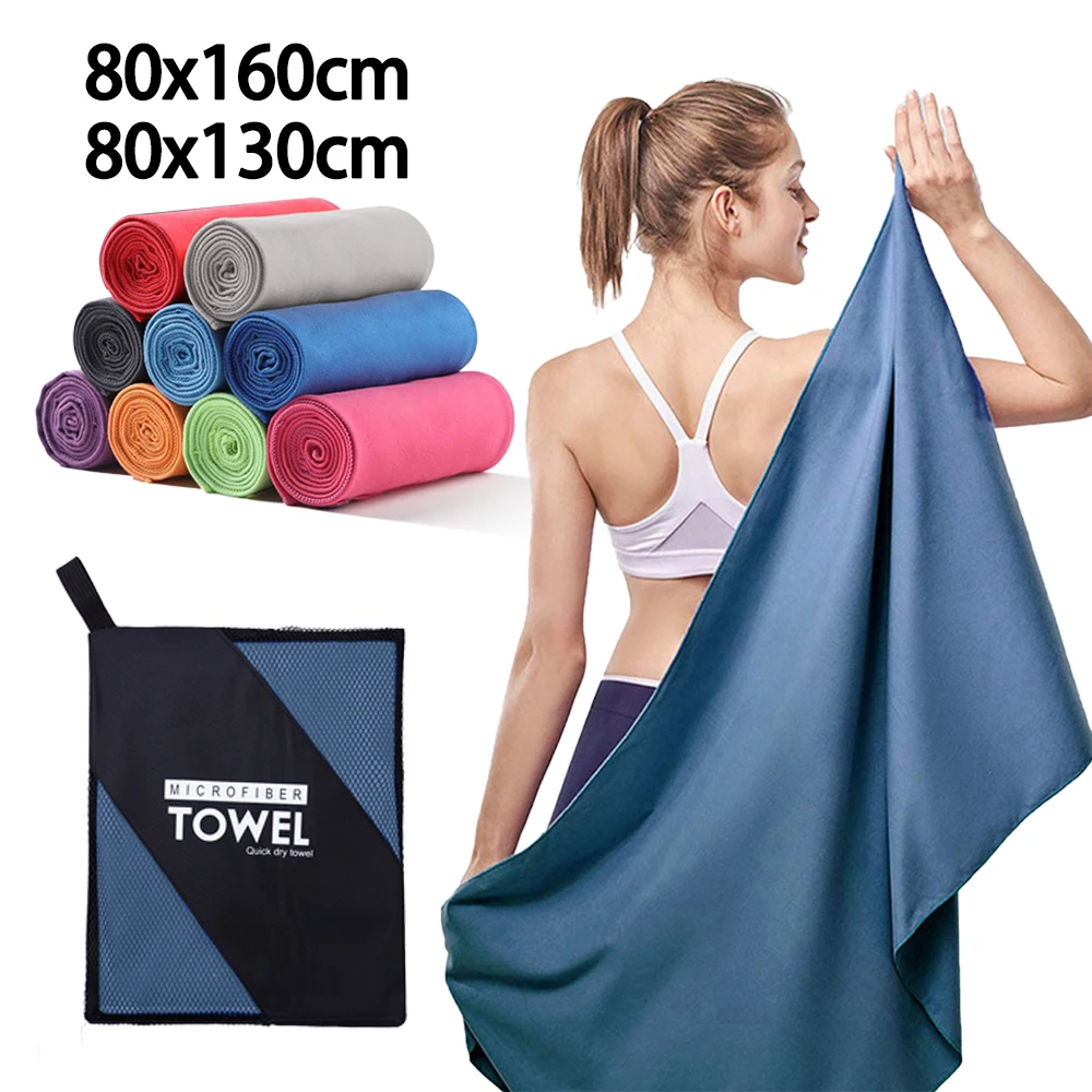 Asciugamano In Microfibra, 6 Diverse Dimensioni, Perfetto Per B 435235 - Foto 10