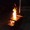 Wood Burning Stove Heater Firewood Warmth Home Cooking Cast Iron Backing Oven Tent Refractory Drawer Ash Indoor Heating Stove 6