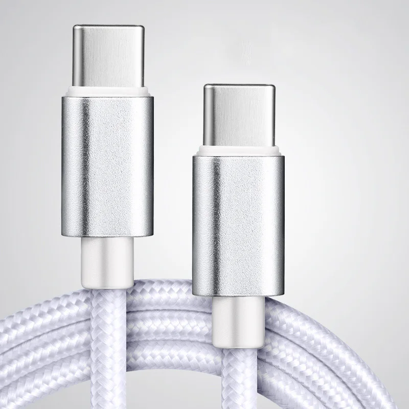 Premium 66W 5A Nylon Fast Charging USB-C to USB-C Cable - Available in 1m, 2m, and 3m Lengths