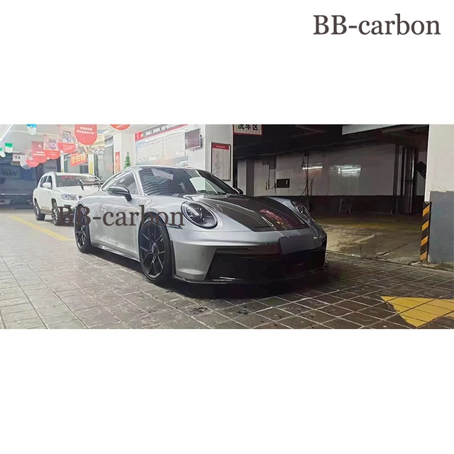 Für Porsche 911 992 GT3 Stil Carbon Faser/FRP Unlackiert Front Motorhaube  Abdeckung Auto Körper Kit
