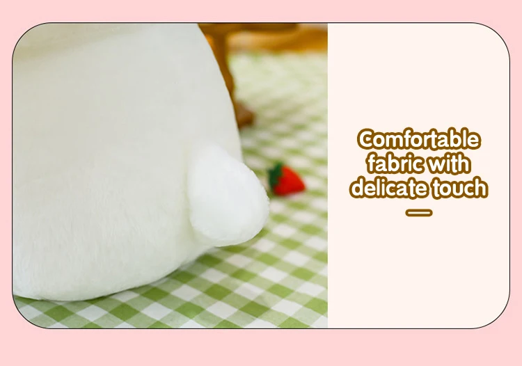 Simulated Shy Rabbit Doll Stuffed Plush Toy Cartoon Anime Cute lop Bunny Pillow Cushion Children's Birthday Gift Fun Doll