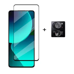 Premium 6 - in - 1 Tempered Glass Screen Protector & Lens Film Set - Enhanced HD Protection - Xiaomi 13T (1 Glass and 1 Lens)