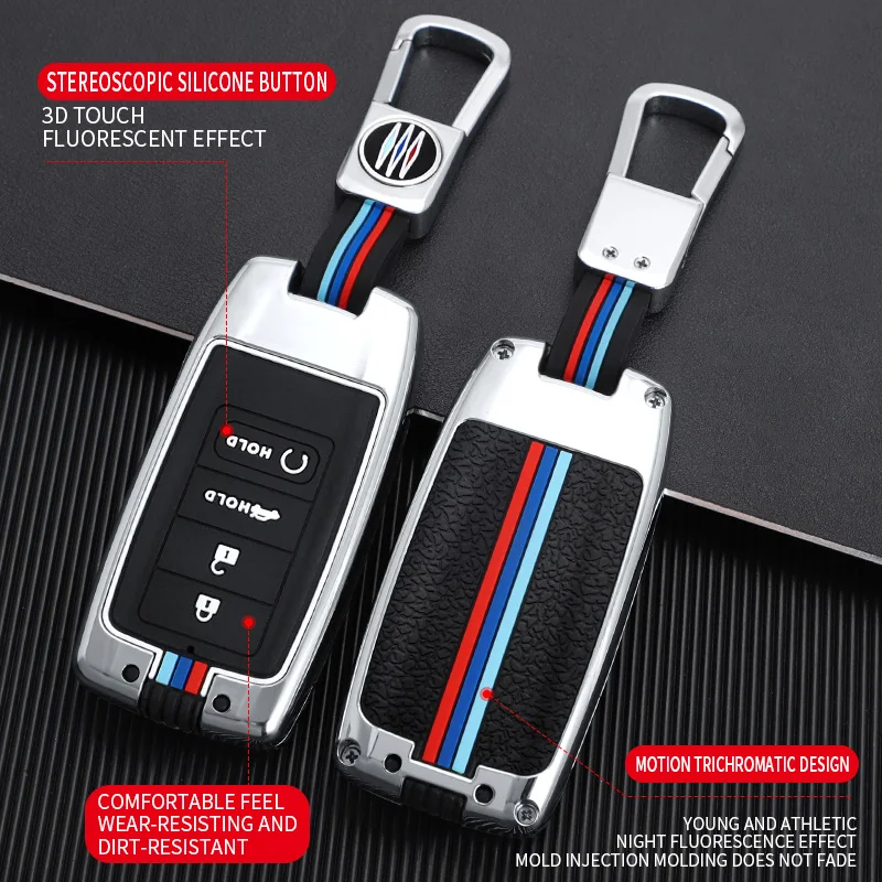 Custodia per chiave a distanza intelligente per auto in lega di zinco per ACURA RLX RDX MDX ILX TLX 2016 accessori per auto - S342adedf09014e5aa7a9727d986c9478Z