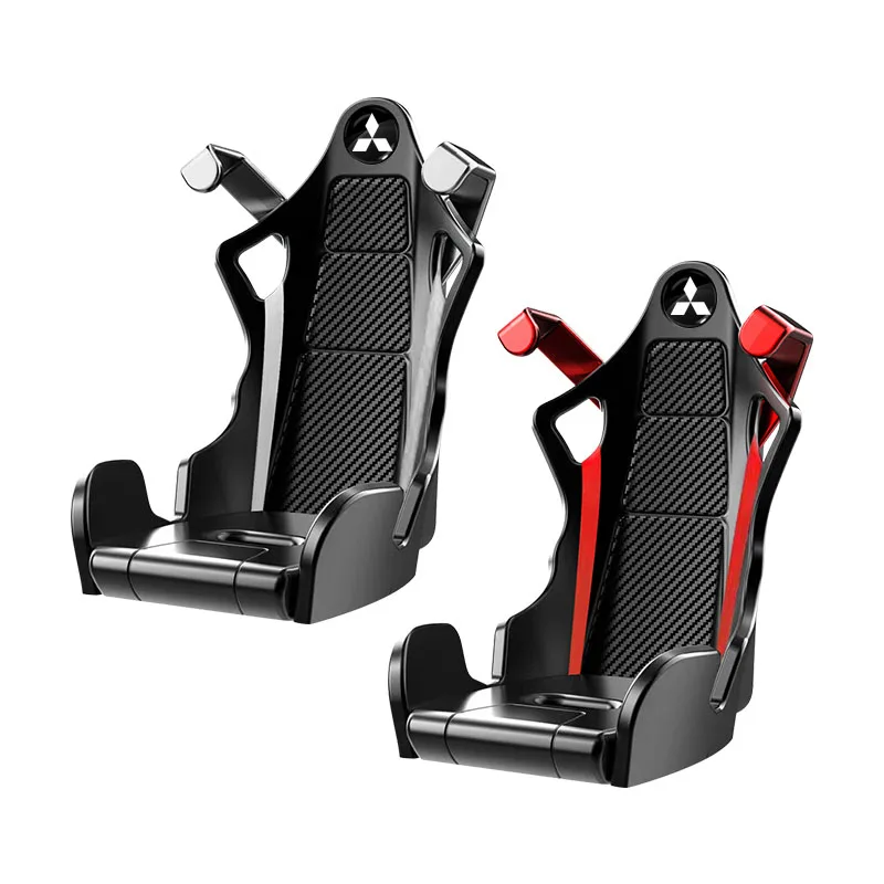 메탈 그래비티 차량용 핸드폰 거치대 실버 차량용 마운트 CD 슬롯 알루미늄 합금 배지 (미쓰비시 랠리아트 랜서 9 10 ASX 아웃랜더 P 용)