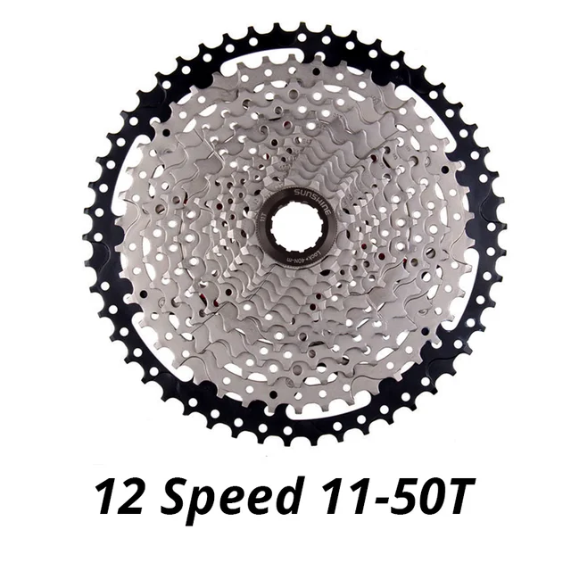 Bicycle Cassette Bike Freewheel SUNSHINE 9S-12S 9V-12V 42/46/50T/52T For M5100-M8100 HG Hub