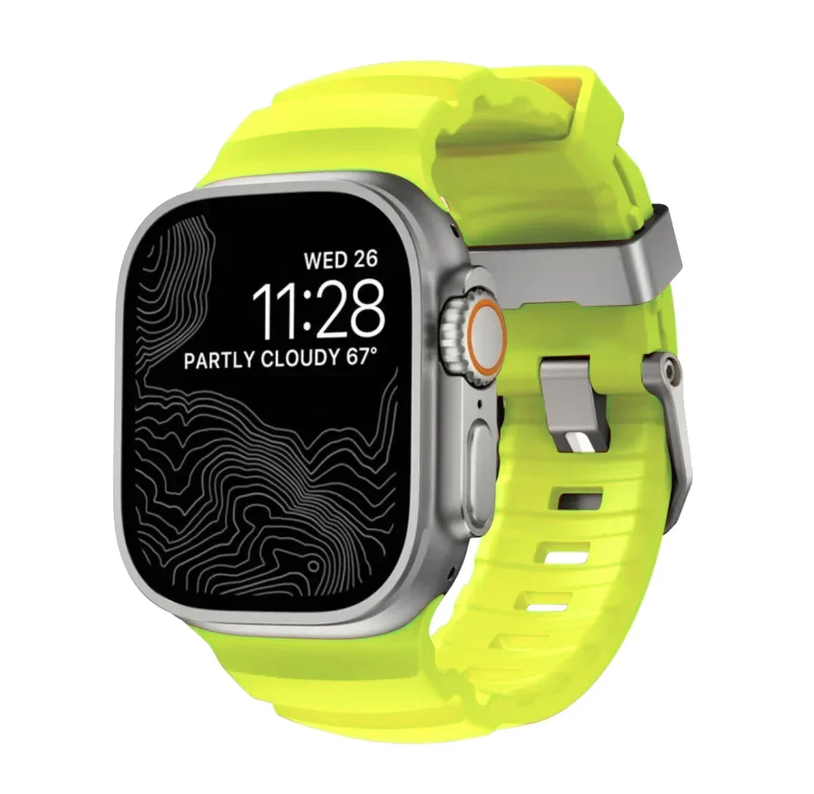 Premium 2-in-1 Metal Alloy Case with Silicone Strap