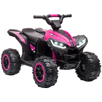 HOMCOM 12V Electric Quad Bikes for Kids Ride On Car ATV Toy for 3-5 Years
