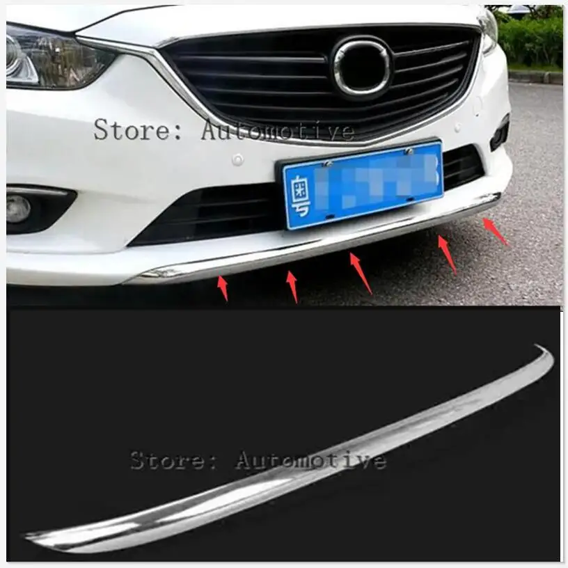 

FIT FOR MAZDA 6 ATENZA GJ 2014 20152016 17 CHROME FRONT LOWER BUMPER LIP GRILLE COVER MOLDING TRIM GRILL GUARD GARNISH PROTECTOR