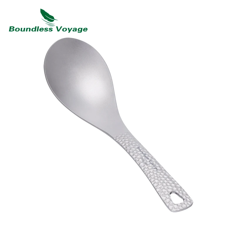 Camping Cutlery Portable Tableware Portable Cutlery Titanium Tableware Titanium Spoon Camping Travel Soup Spoon