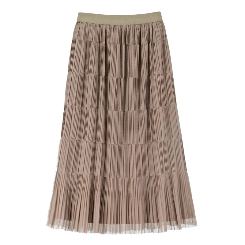 

2023 New Autumn and Winter Knit Pencil Skirt Women High Waist Knited Split Midi for Elegant H828