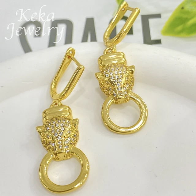 女性のためのアフリカの金メッキジュエリーセット,クラシックな 