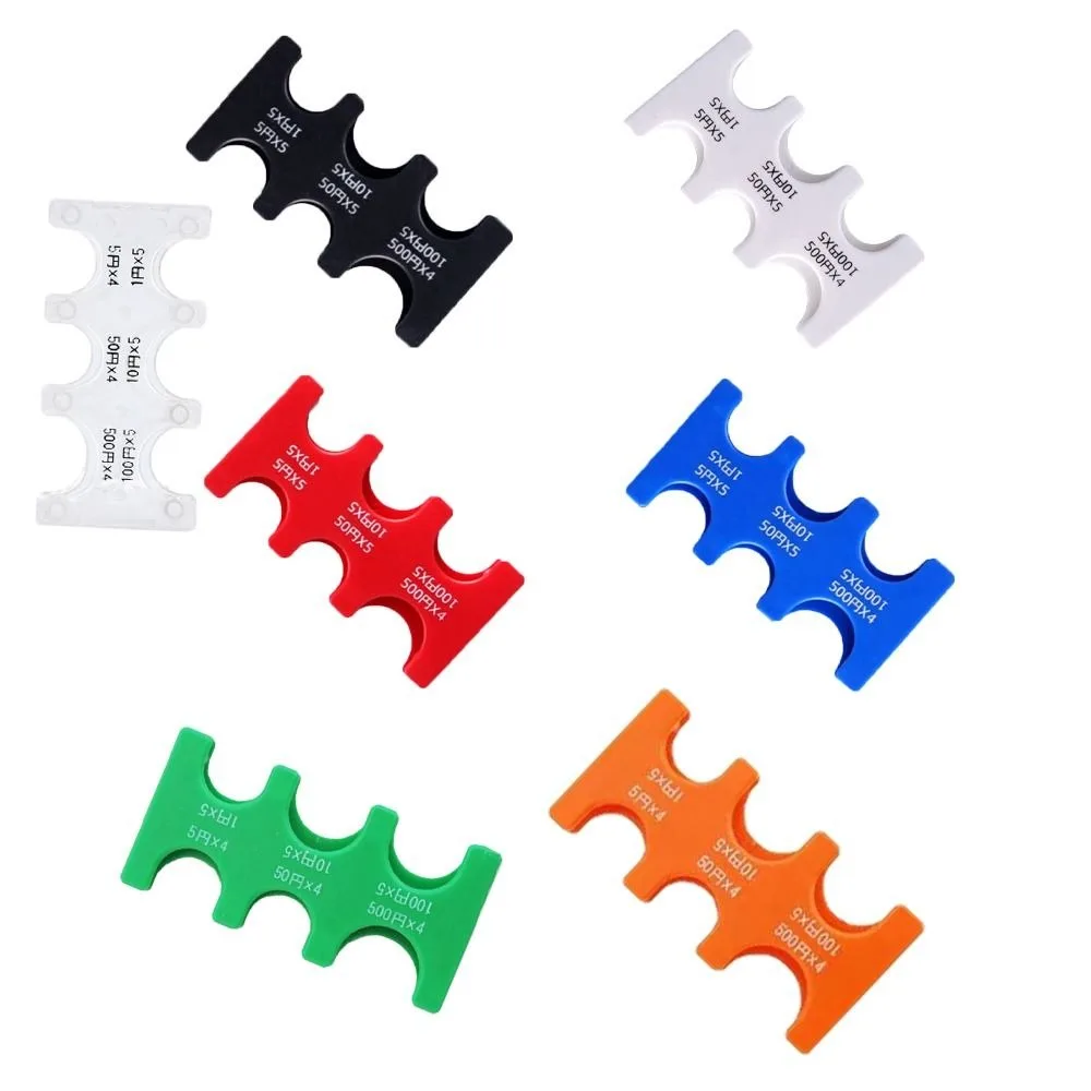 Multi-position Coin Money Clip Plastic Purse Pocket Coin Dispenser Ultralight Wallets Solid Color Money Bag Portable Pocket Metal Money Clip Leather Coin Purse
