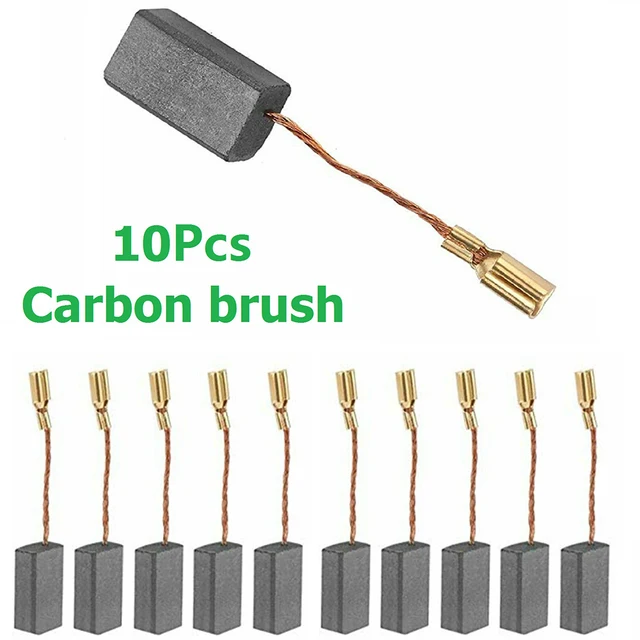 Carbon Brushes Replacement 10-Pack Carbon Brushes 6.5x8x13mm For