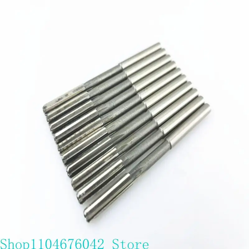 Reamer Set 10Pcs HSS H7 Machine Cutter Straight Chucking Milling Reamer Kit 3mm 4mm 5mm 6mm 7mm 8mm 9mm 10mm 11mm 12mm