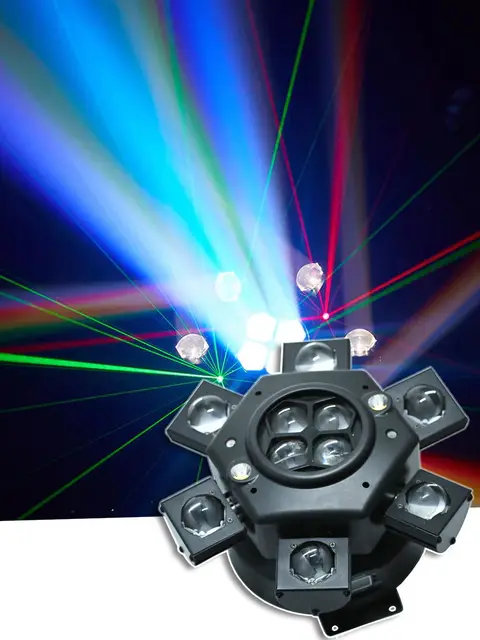 200W ムービングヘッドライト 18LED AP 18X10W ステージライト 自走式