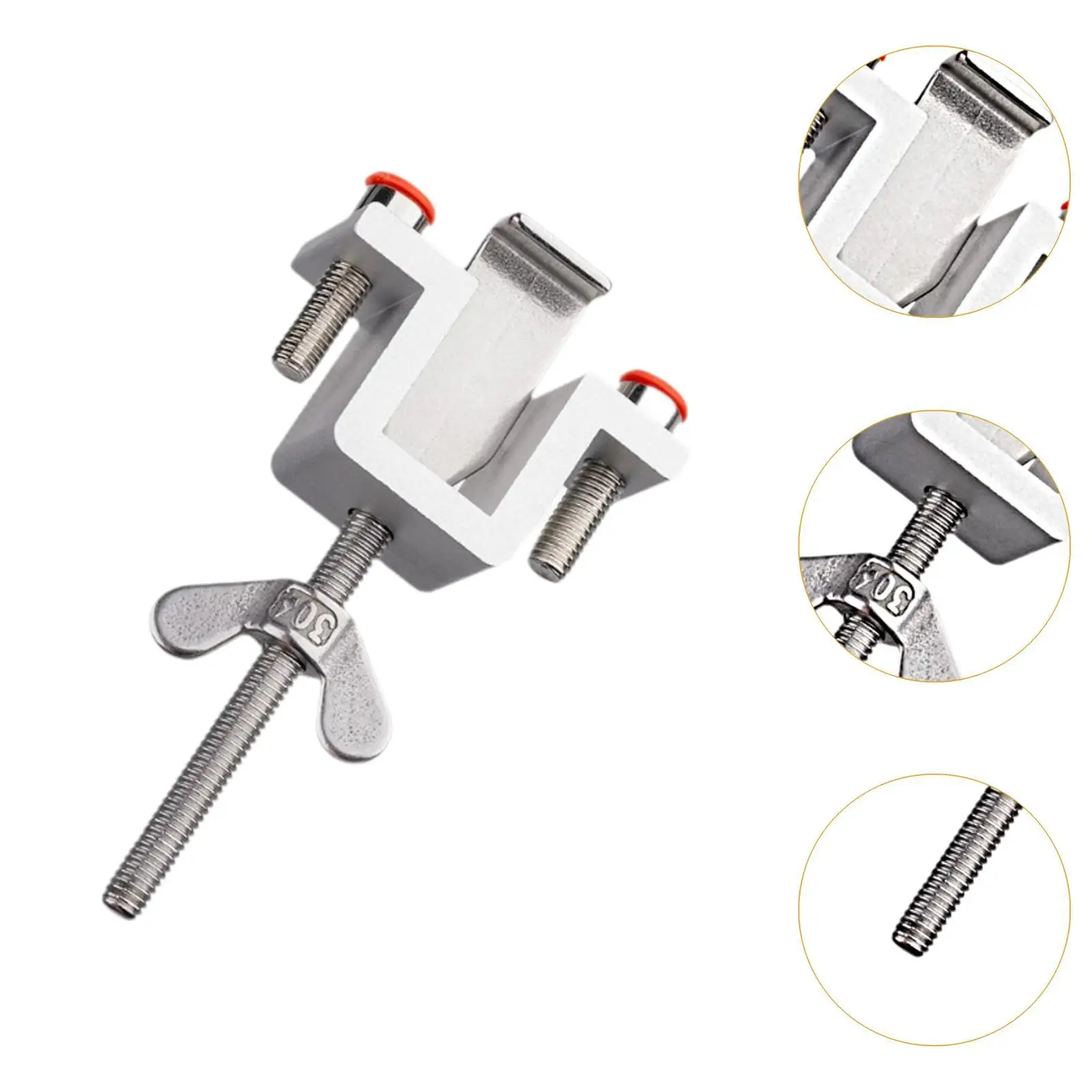Portable Door Lock Aluminum Alloy Stable Protective Security Door Lock for Privacy Protection Traveling Dormitory Hotel Home