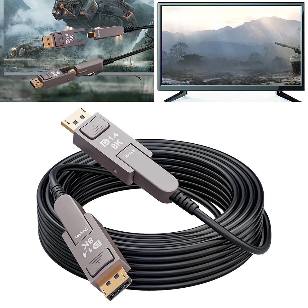 Dell ǽ ƺϿ ̴ DP-DP  ̺, ÷ Ʈ 1.4 ̺, 8K ̴ DP-DP 1.4 ̺, 10 m, 15m