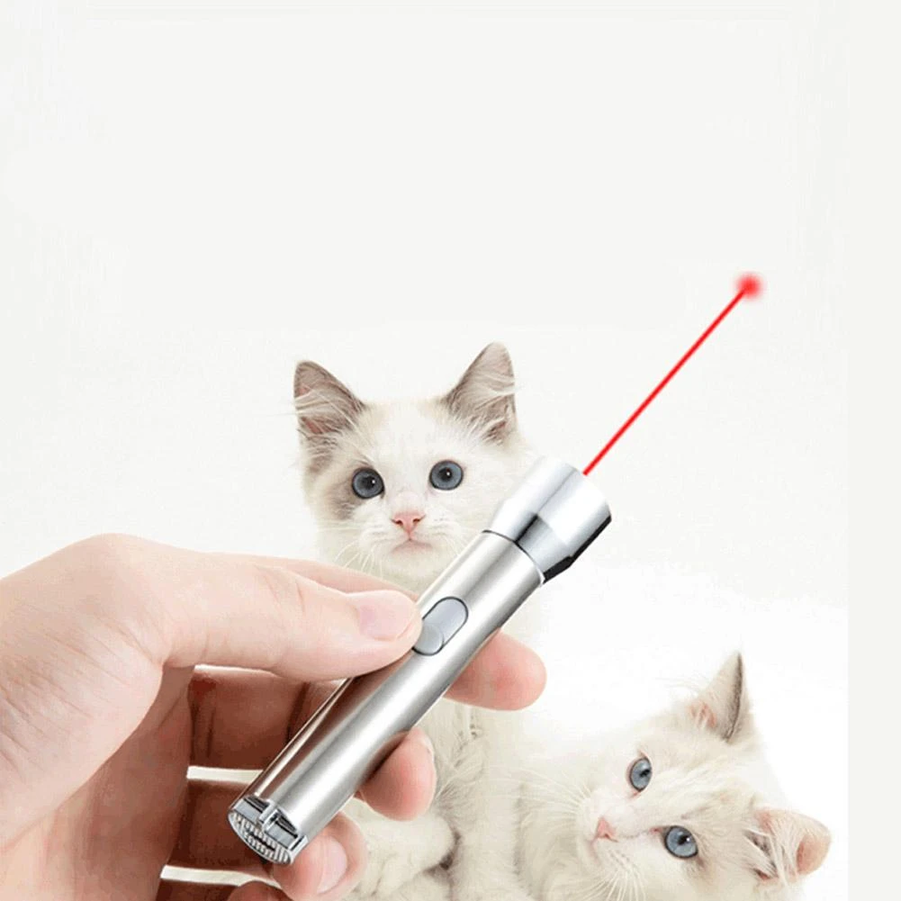 Cat Play Laser Pointer Cat Toy Laser Pointer Usb Cat Led Laser
