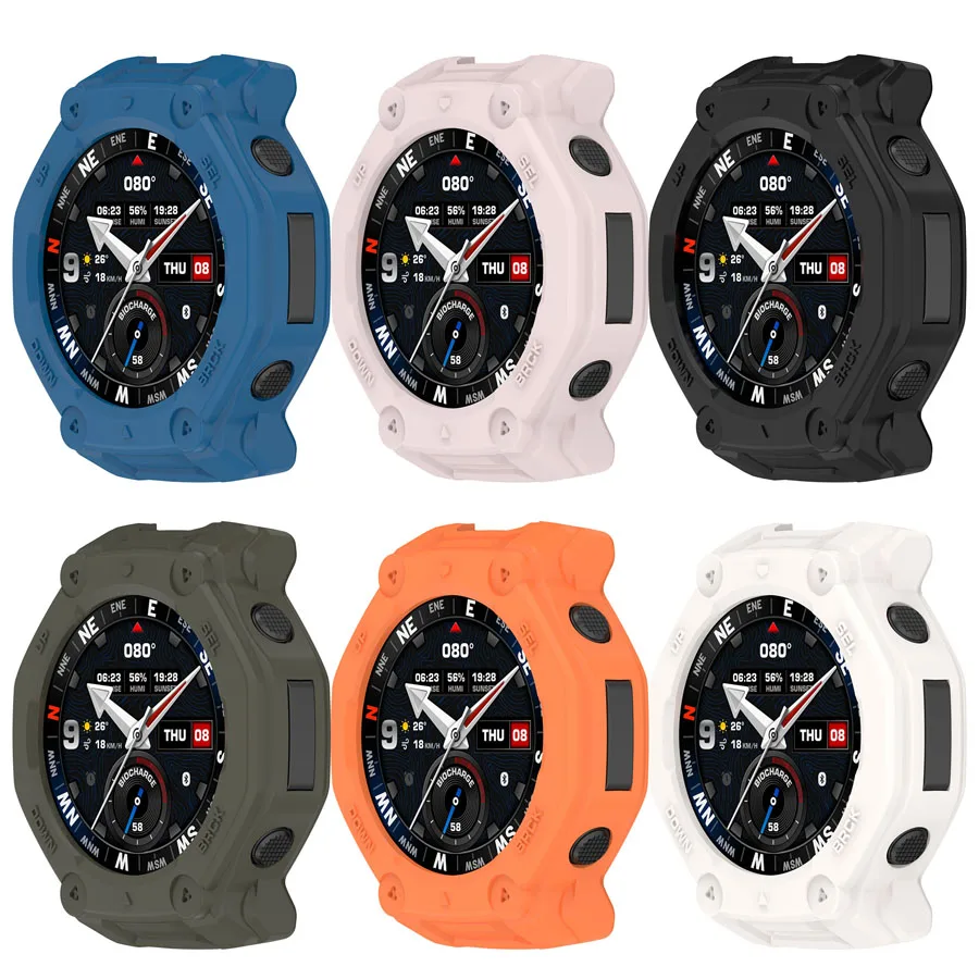 Durable Soft TPU Smart Watch Protective Shell Frame and Bumper Cover