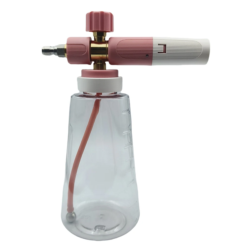 1L High-Pressure Foam Lance 1/4 Quick Connect Car Foam Water Gun Adjustable High Pressure Washer Gun Car Wash Accessories 5