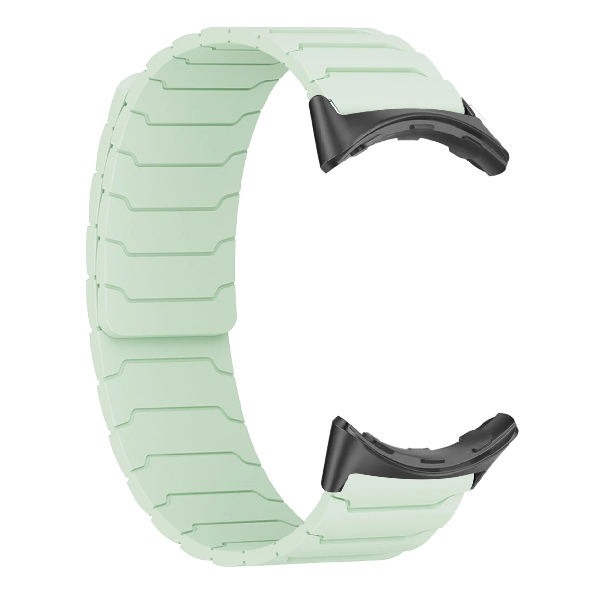 Enhanced Magnetic Silicone Replacement Strap - Sports Band Bracelet