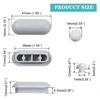 12Pcs Toilet Cover Buffers, Support Plugs for Toilet Damper 6