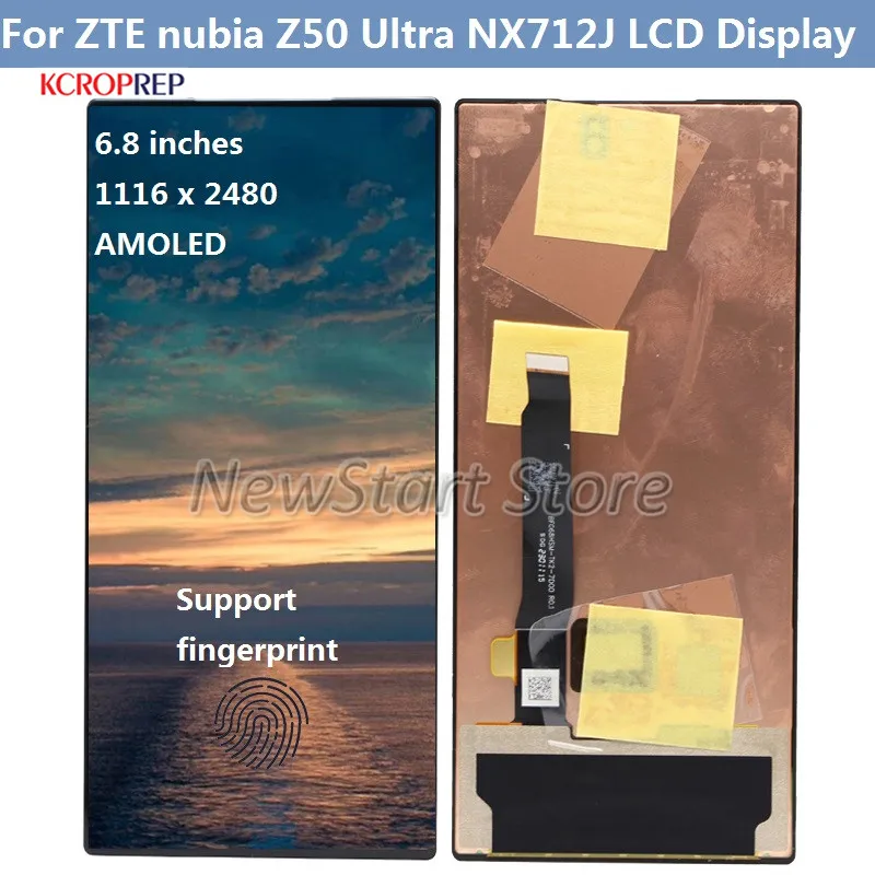Pantalla LCD AMOLED para ZTE Nubia Z50 Ultra NX712J Digitalizador