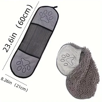 Super Absorbent Pet Bath Towel-Quick-Dry for Dogs & Cats - Ideal for Grooming and Bathing-Large Size for Fast Drying Pet Towel 6