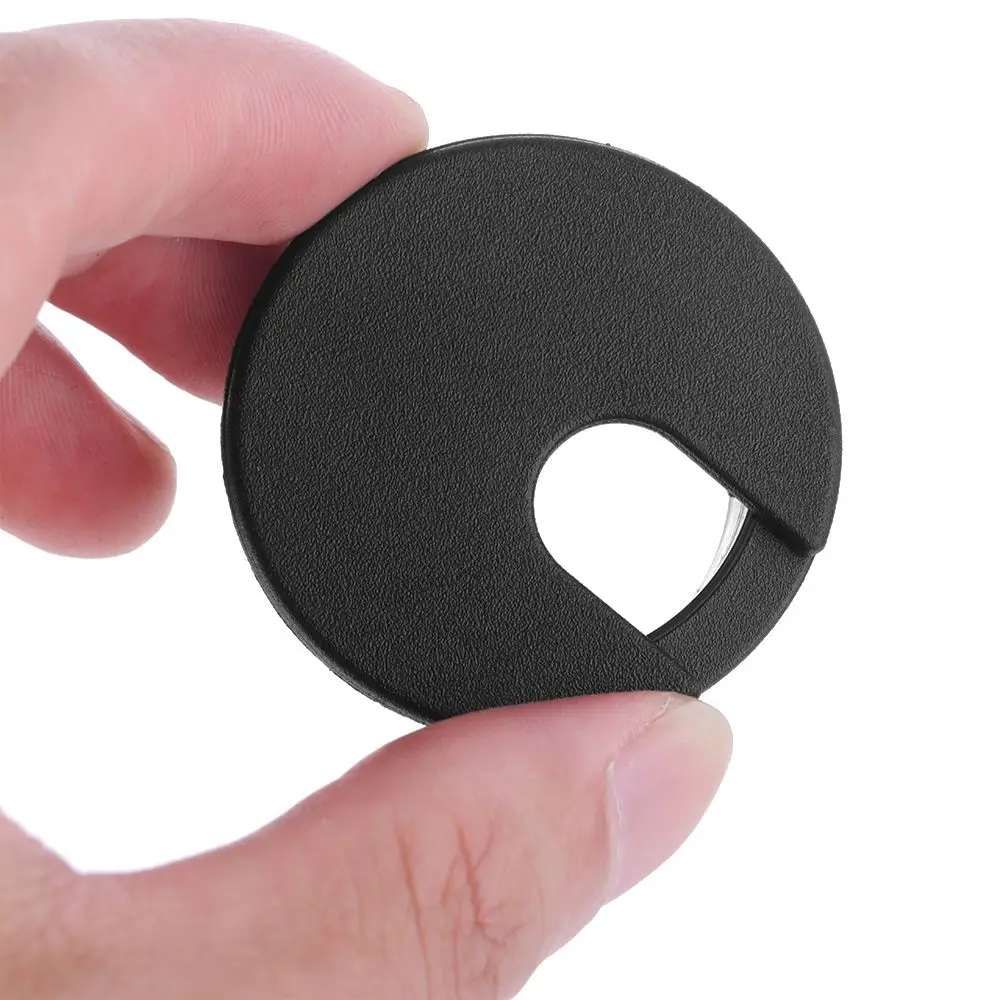 Cable Hole Cover cable hole cover hole plug desk cord grommet 35/50mm Dia Wire Hole Cover Plastic Line Box Practical Desk Table Cable Hole Cover Cap Plug Computer Grommet Home Hardware