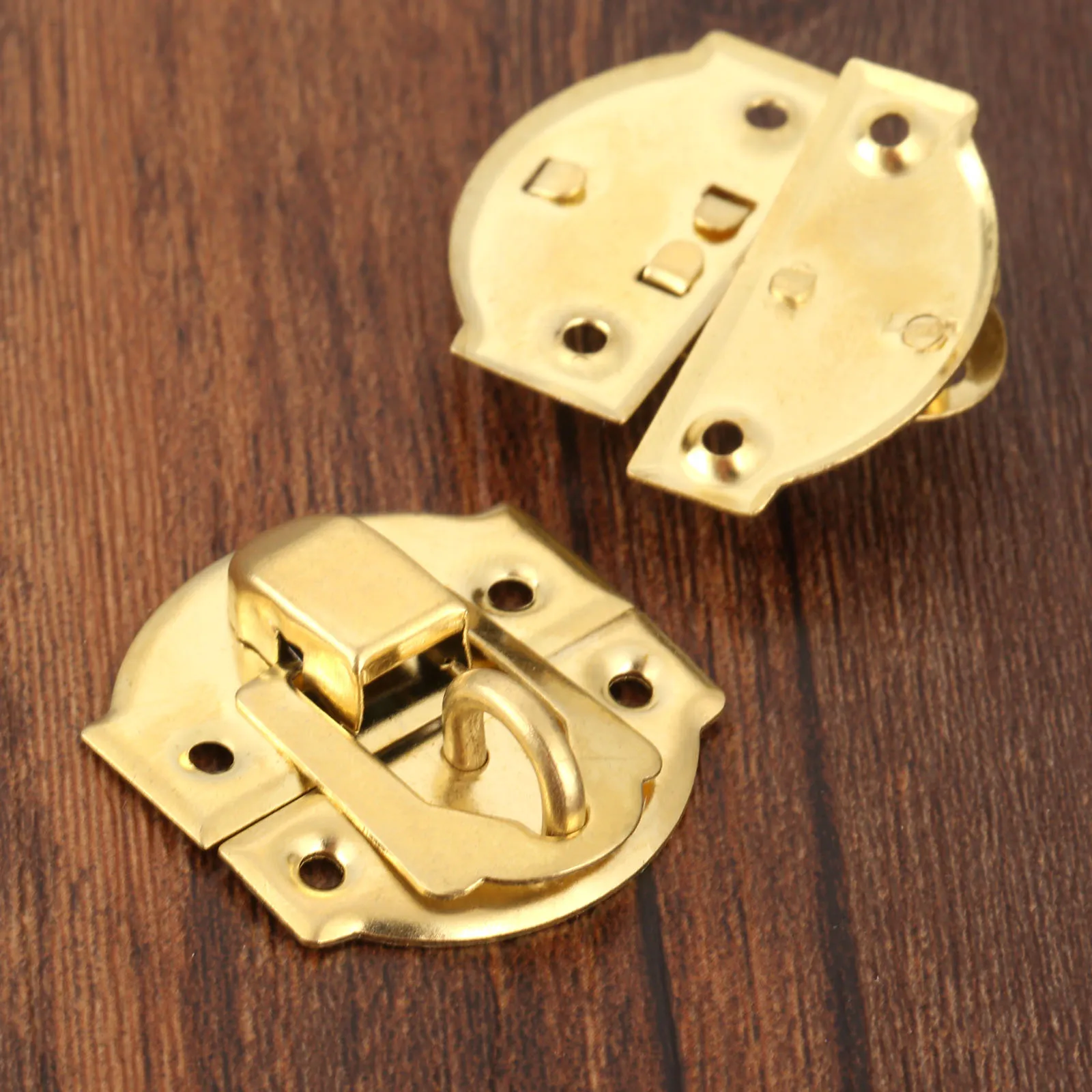 10pcs 27*29mm Box Latch Clasps for Jewelry Chest Box Suitcase Padlock Handbag Buckle Clip Clasp