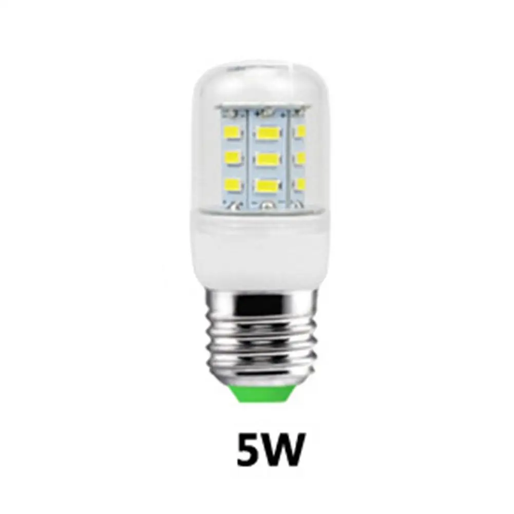 E27 220V LED 5730 Corn Bulb 500LM true white 6000 Bayonet Chips Spotlight High Brightness Candle Lampada Replace 5W Halogen