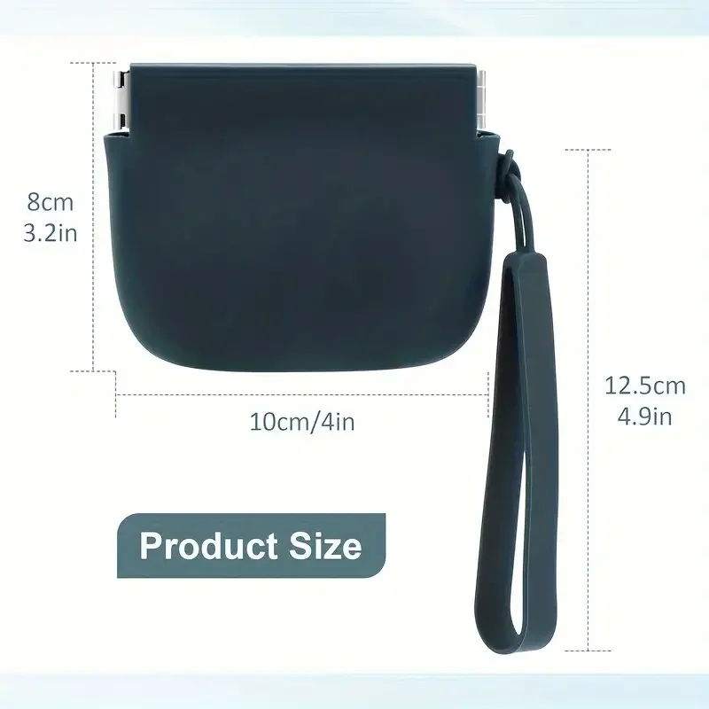 1pc silicone dog treat bag   bag portable travel training bag details 4