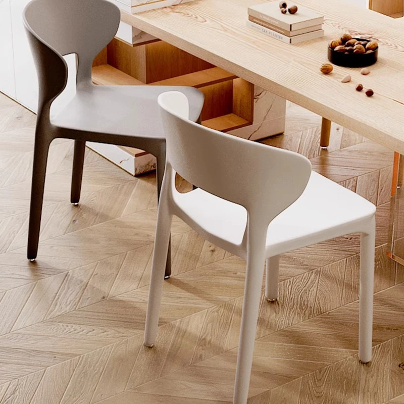 북유럽 카페 다이닝 체어, 플라스틱 야외 화장대 의자, 주방 컴퓨터 책상, 홈 가구, LJ50DC 