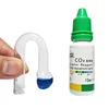Aquarium CO2 Indicator Solution Monitor Plants Grass CO2 System Concentration Fish Tank Glass Liquid Tester Fluid Drop Checker 2