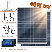 ZGZXSEXHZ Panneau solaire monocristallin de 180 W et 18 V, module solaire à haut rendement, pour recharger la batterie d'une caravane ou d'un camping-car 5