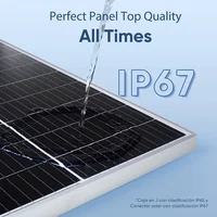 Panneau solaire haute puissance, 3000W, 18V, 12V, panneau solaire en verre, cadre en alliage d'aluminium, charge de camping-car, extérieur, maison 6