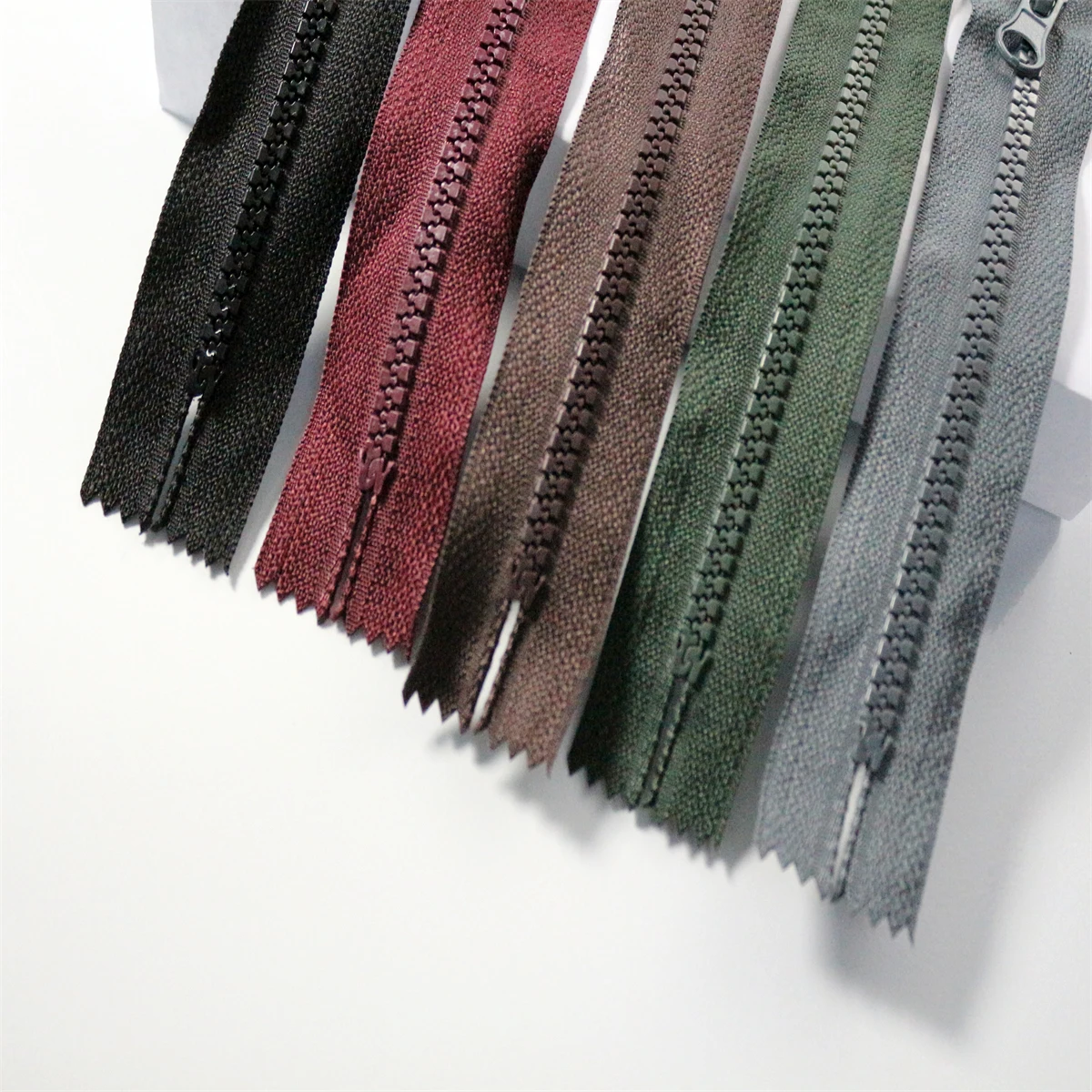 짧은 지퍼 주머니, 5  송진 닫힘 꼬리, 20cm 지퍼 가방, 닫힘 컬러 지퍼, 멀티 컬러 제조업체, 즉시 배송, 10 개