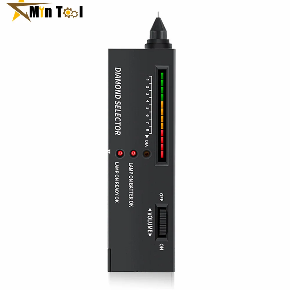 High Accuracy Diamond Tester 2 Round Moissanite Loose Stone Gems Prong Holder Selector Measuring Tool