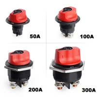 50A 100A 200A 300A For Car Motorcycle Truck Boat Car Battery Switch 32V DC Disconnecter Power Isolator Cut Off Rally Switch Kit - Image 5