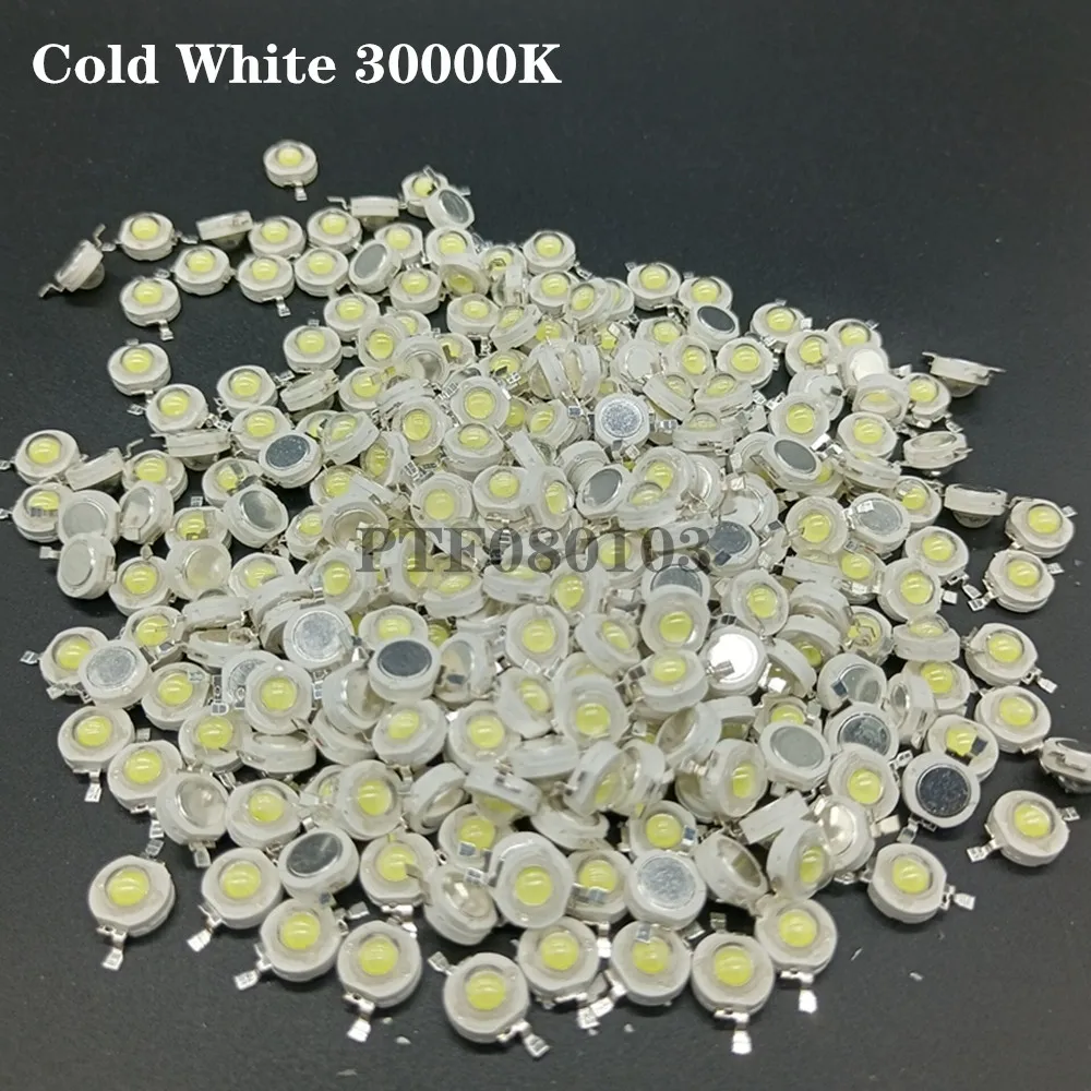 1000Pcs 30000k LED COB Lamp Chip 1W 3W 3.2-3.6V Input Mini LED Bulb Diode SMD For DIY LED Floodlight Spotlight Downlight 50 100 200 500 1000pcs t810 600b triac 8a 600v to 252 smd thyristor large chip