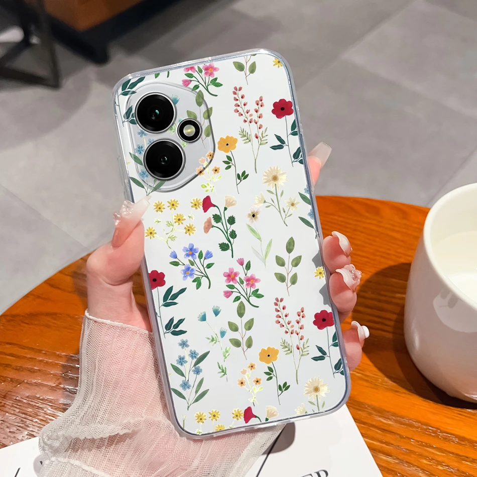Gradient Color Transparent Back Cover - Soft, Slim Silicone Anti-Drop Phone Case
