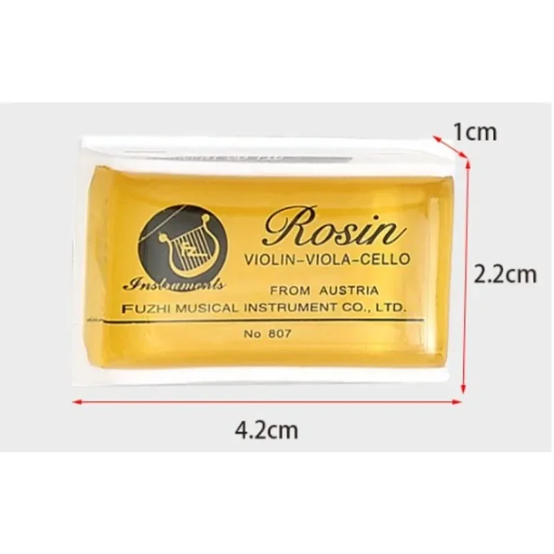 1PC Leto 604 High Quality Rosin for Violin Viola Cello Light and Low Dust Resin Bowed String Instrument  Accessories Erhu Bow