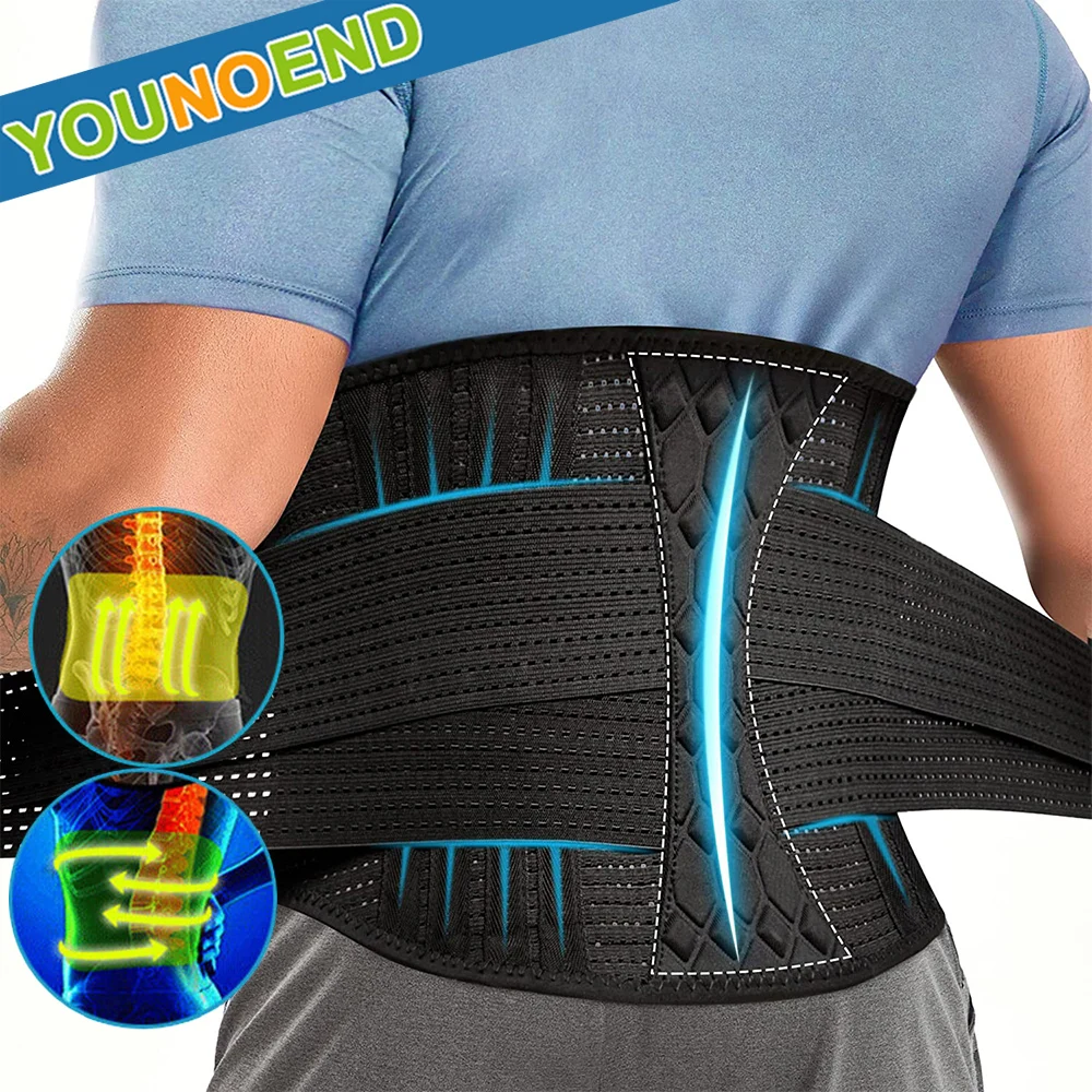 Adjustable Back Lumbar Support Belt Breathable Waist Brace Strap for Lower  Back Pain Relief, Scoliosis, Herniated Disc, Sciatica - AliExpress
